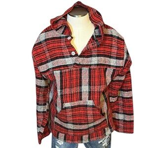 Plaid Surf Blanket Jacket
